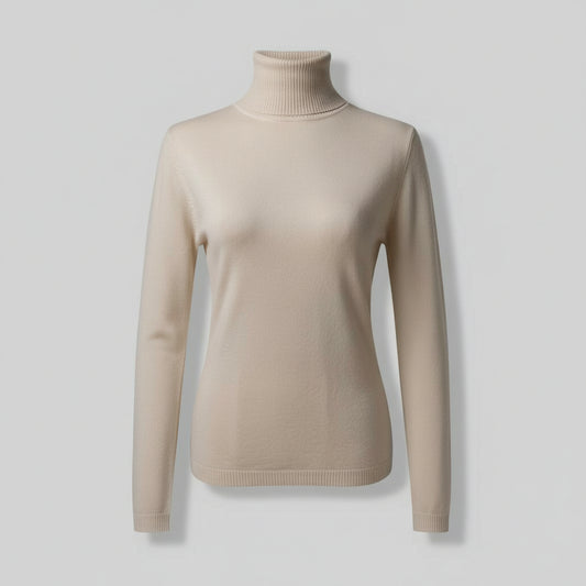 Col roulé beige – Basique & Indispensable- INSPIRATION studio