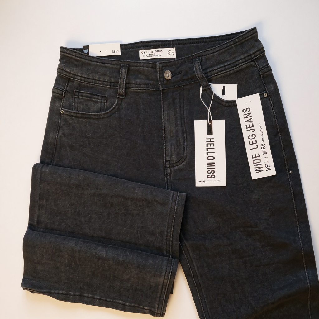 Jeans wide leg-HELLO MISS