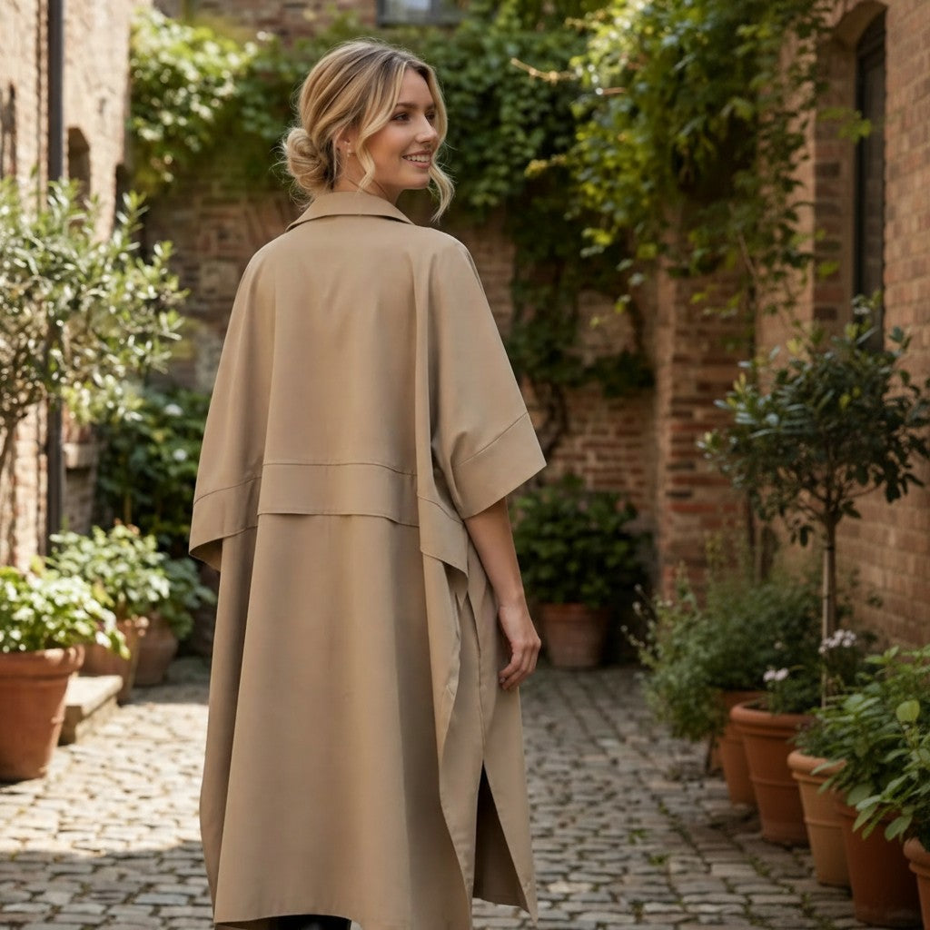 Trench Cape Camel