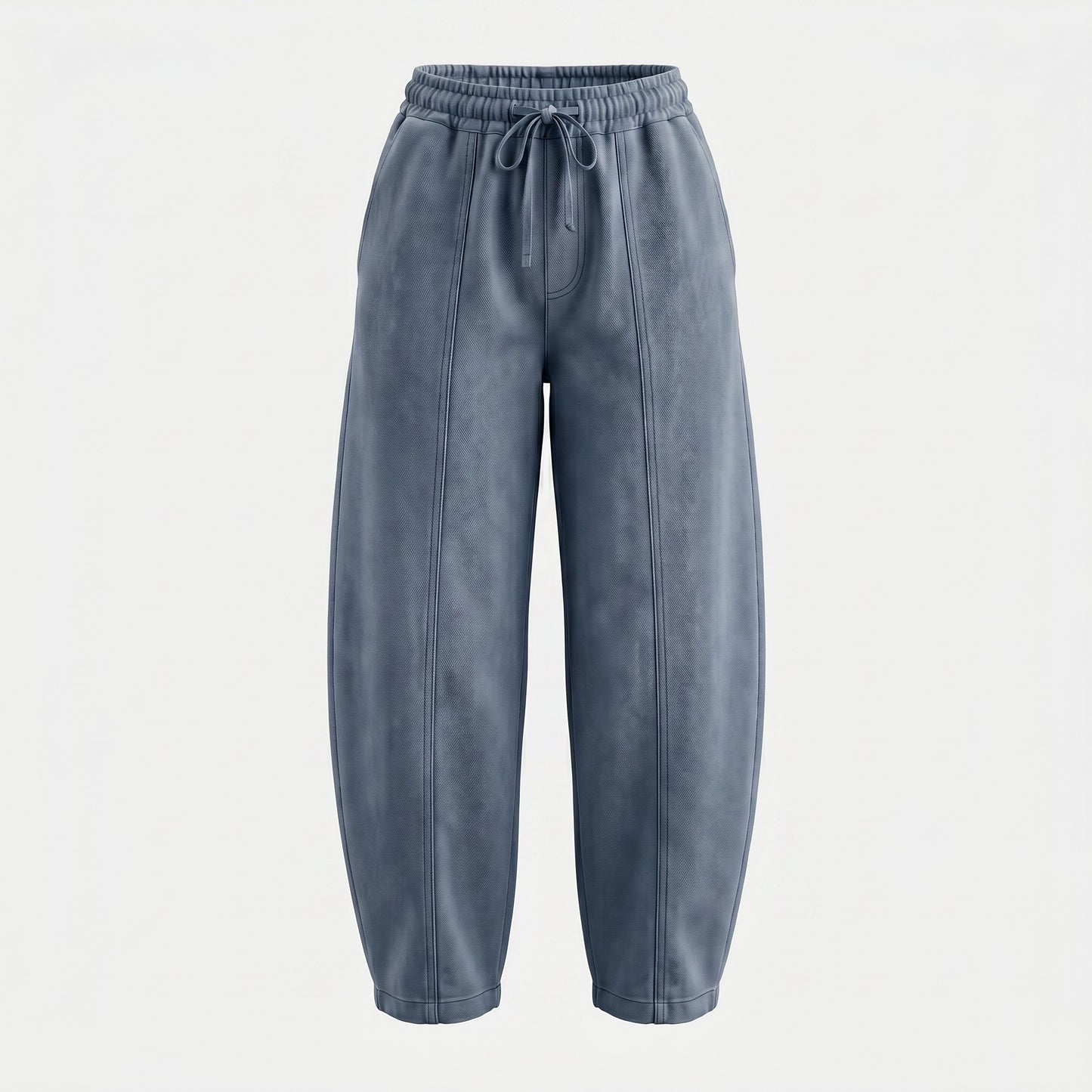 Pantalon Jean Barrel Taille Élastiquée