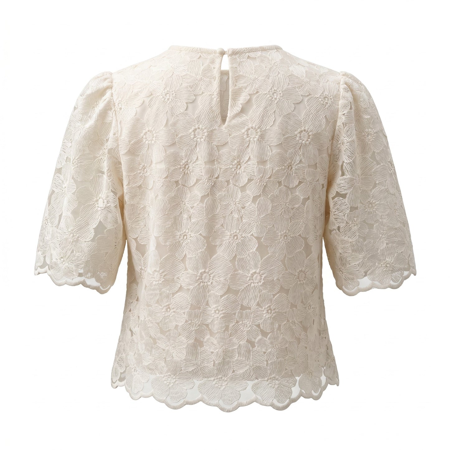Blouse en Dentelle Florale