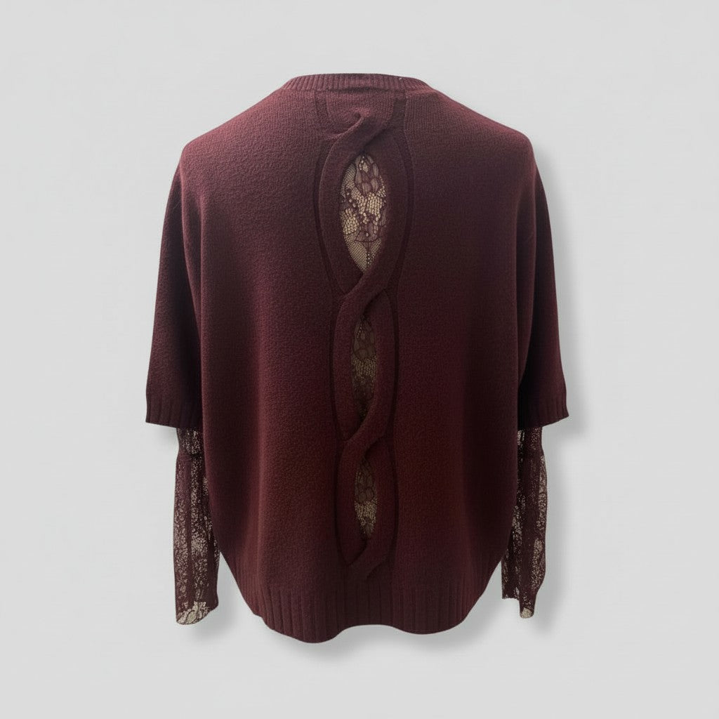 Pull élégant en deux pièces- Farfalla