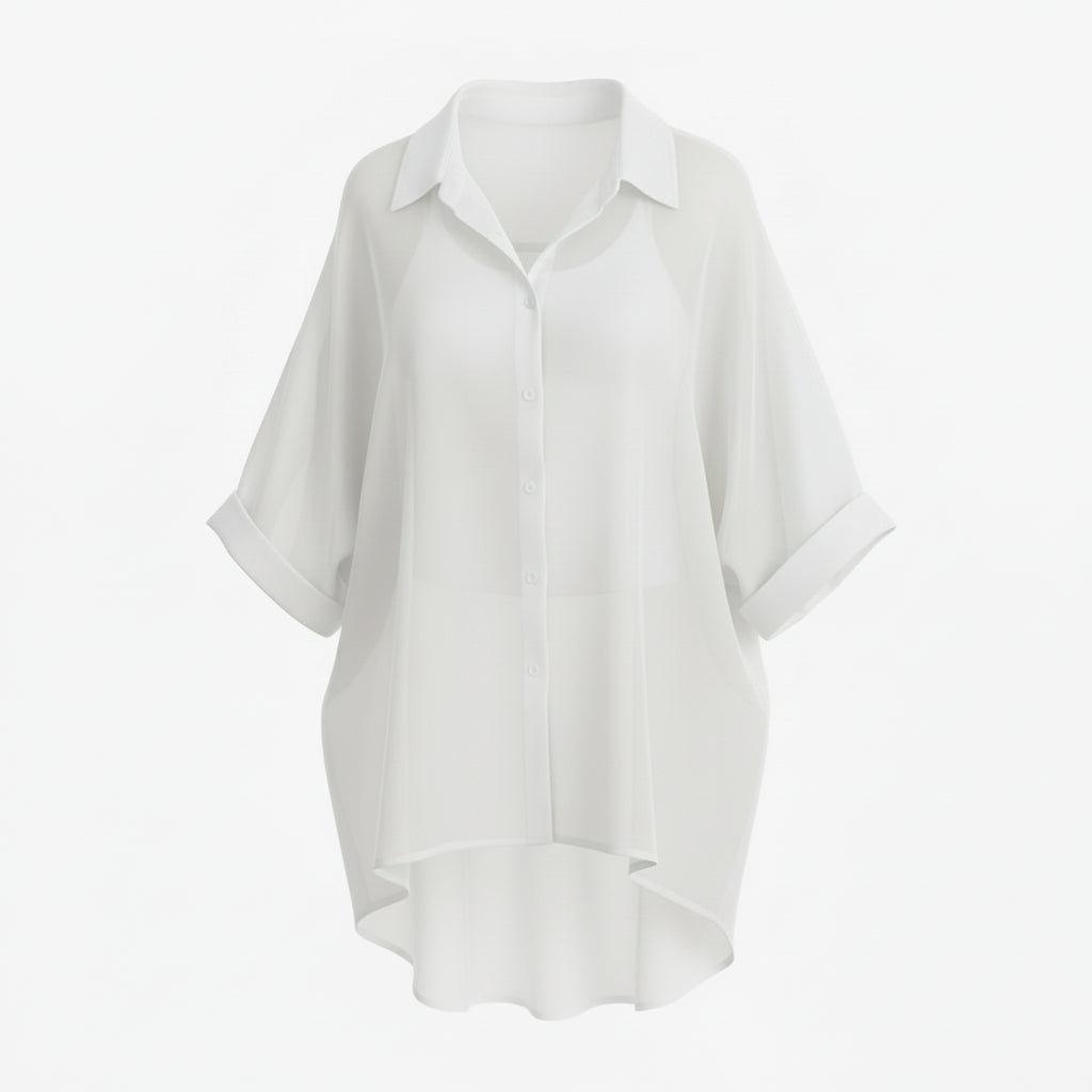Chemise fluide oversize – Élégance naturellE