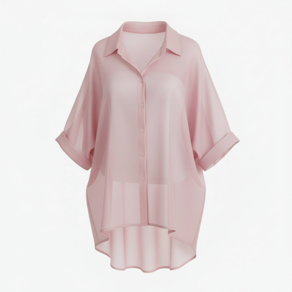 Chemise fluide oversize – Élégance naturellE