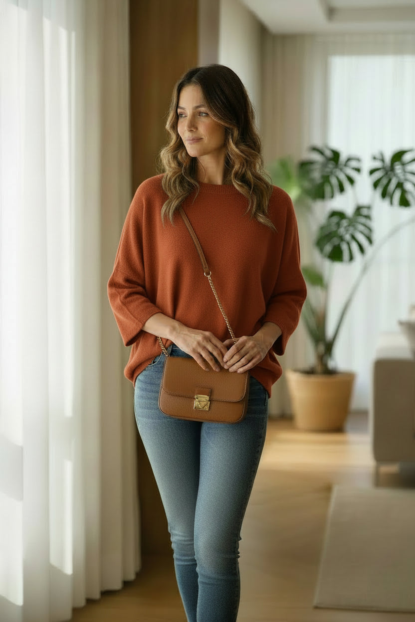 Pull ample à manches larges