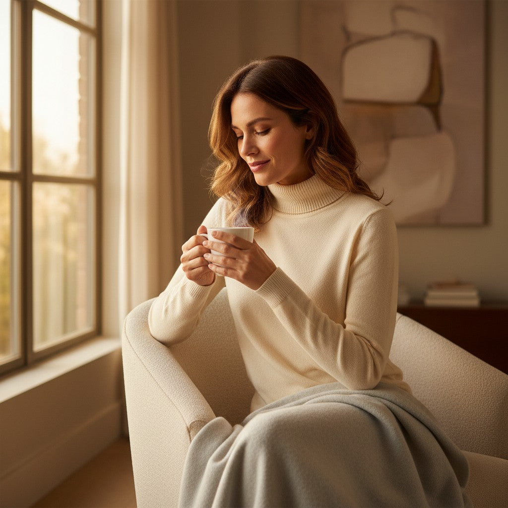 Col roulé beige – Basique & Indispensable- INSPIRATION studio