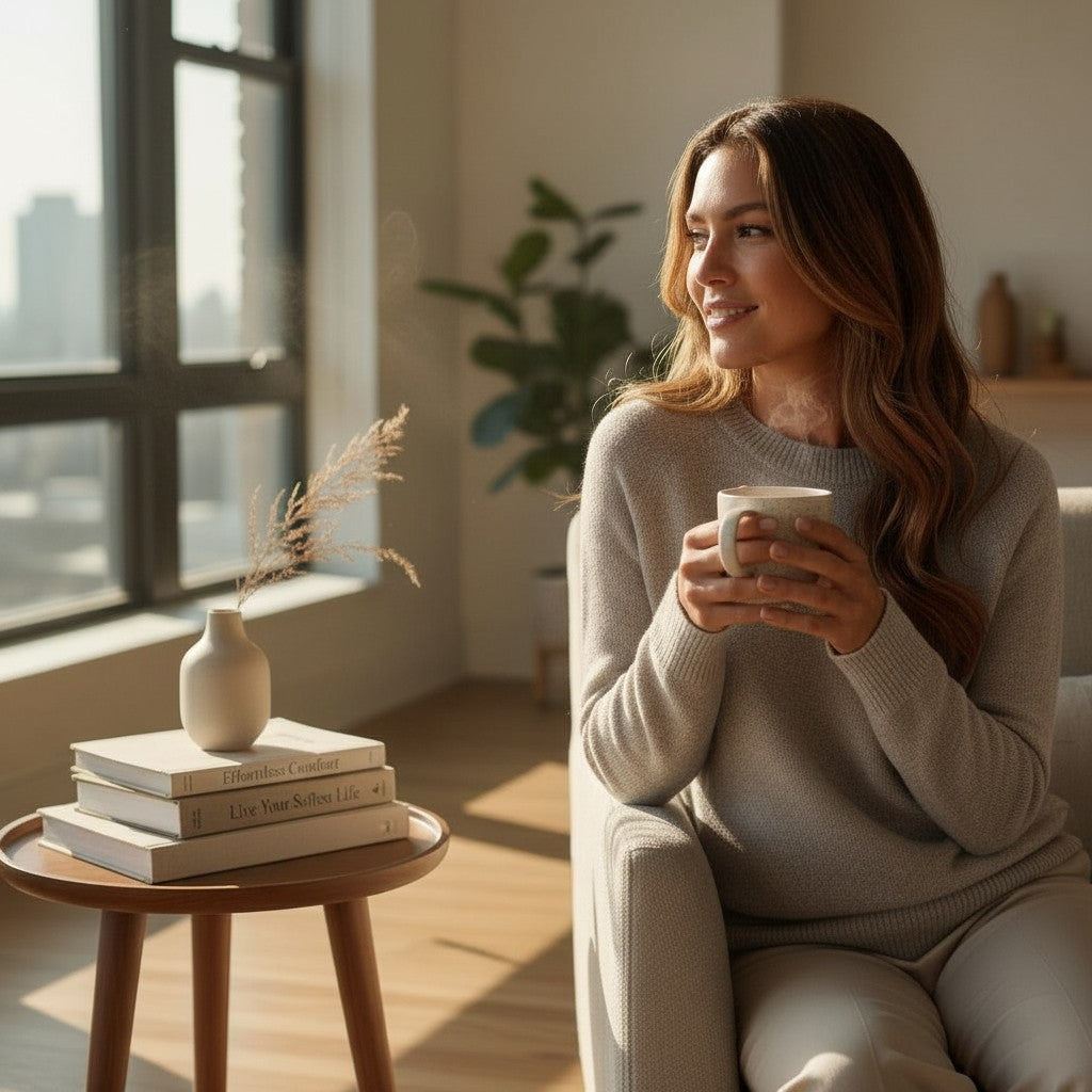 Pull doux col rond EMI -jo