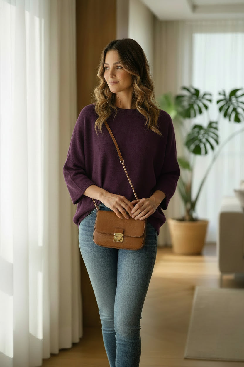 Pull ample à manches larges