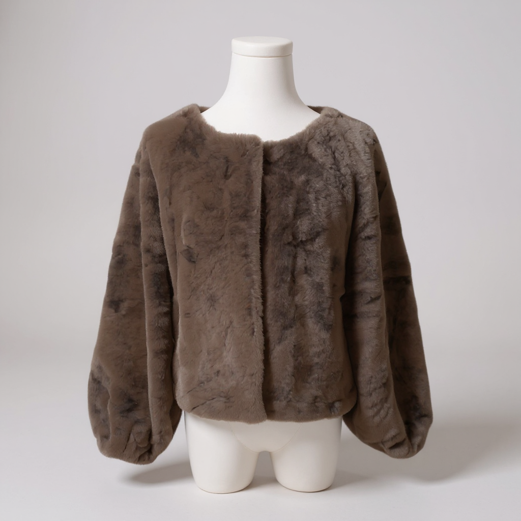 Veste en fausse fourrure – Chic & Douce LUMINE