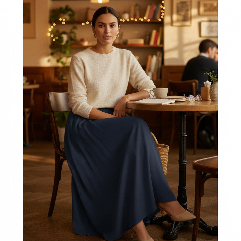 Jupe en toile-Emi Jo